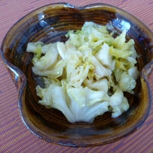 昆布茶で〜和風キャベツのナムル♪